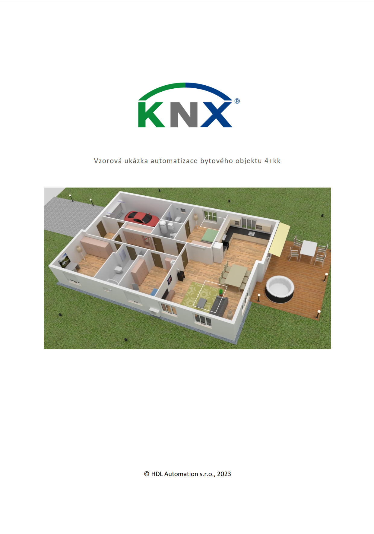 Rodinný dům 4+kk - technologie KNX